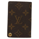 LOUIS VUITTON Monogram Porto Cartes Crdit Pression Card Case M60937 Auth 138198-2