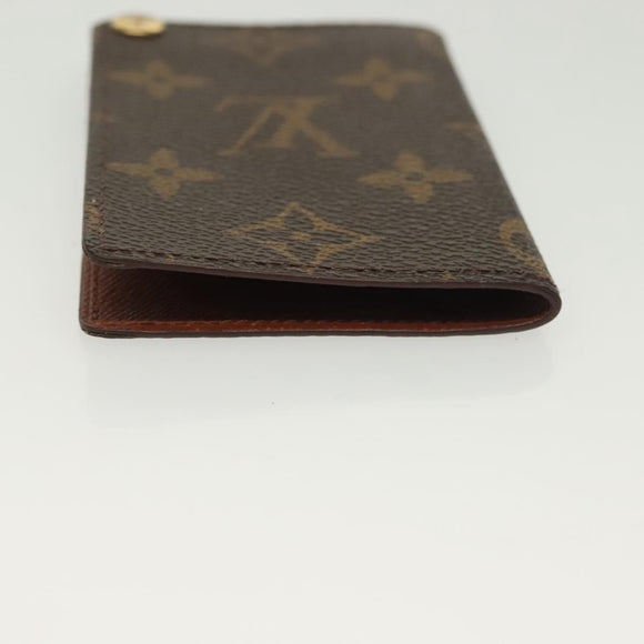 LOUIS VUITTON Monogram Porto Cartes Crdit Pression Card Case M60937 Auth 138198