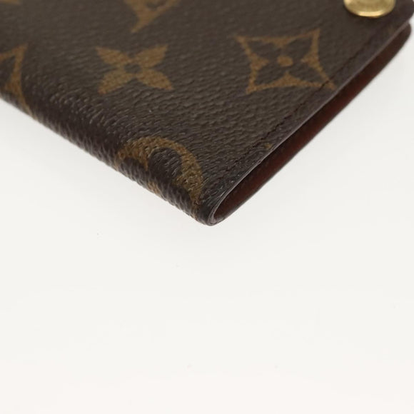 LOUIS VUITTON Monogram Porto Cartes Crdit Pression Card Case M60937 Auth 138198