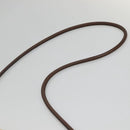 BURBERRY Blue Label Shoulder Bag Corduroy Beige Silver Auth 138201-14