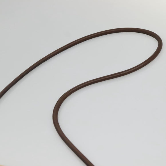 BURBERRY Blue Label Shoulder Bag Corduroy Beige Silver Auth 138201