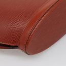 LOUIS VUITTON Epi Saint Jacques Hand Bag Brown M52263 LV Auth 138202-14