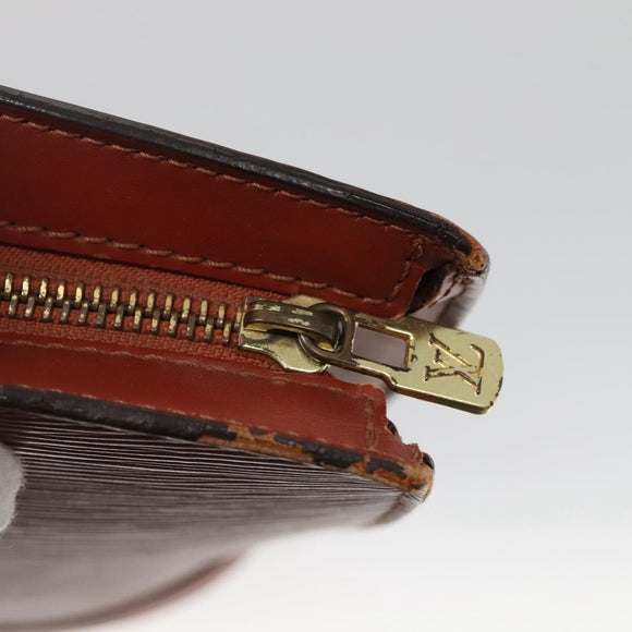 LOUIS VUITTON Epi Saint Jacques Hand Bag Brown M52263 LV Auth 138202