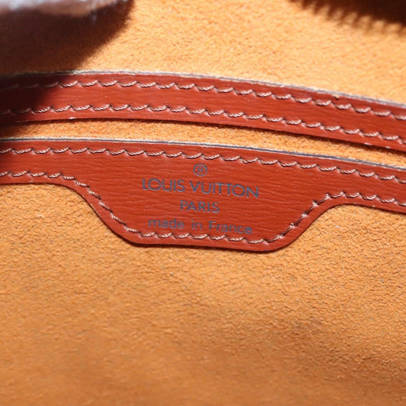 LOUIS VUITTON Epi Saint Jacques Hand Bag Brown M52263 LV Auth 138202
