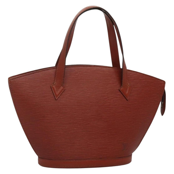 LOUIS VUITTON Epi Saint Jacques Hand Bag Brown M52263 LV Auth 138202