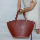 LOUIS VUITTON Epi Saint Jacques Hand Bag Brown M52263 LV Auth 138202-21