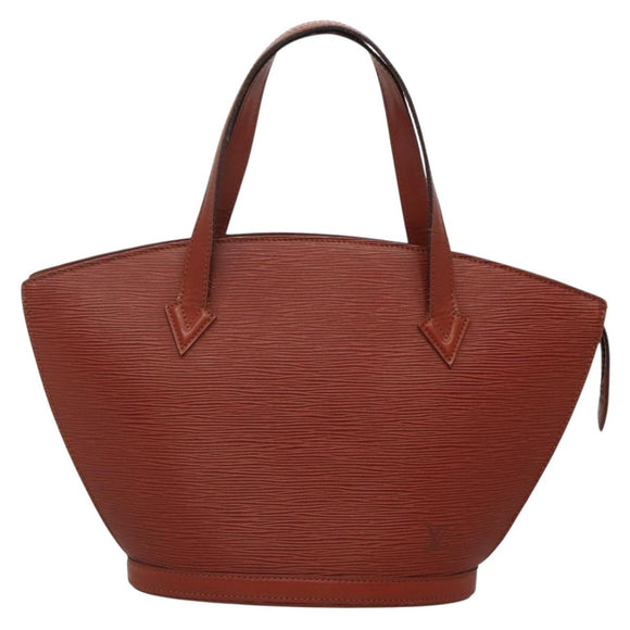 LOUIS VUITTON Epi Saint Jacques Hand Bag Brown M52263 LV Auth 138202