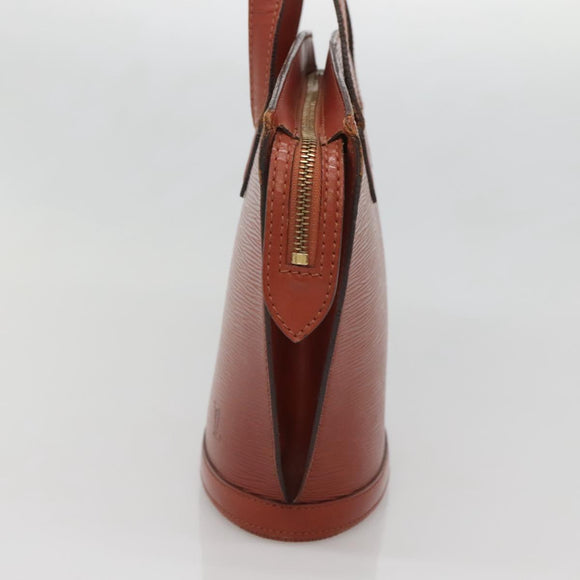LOUIS VUITTON Epi Saint Jacques Hand Bag Brown M52263 LV Auth 138202