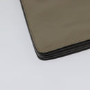 Chloe Fay Shoulder Bag Suede Leather Gray Gold Auth 138204-10