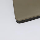 Chloe Fay Shoulder Bag Suede Leather Gray Gold Auth 138204-12