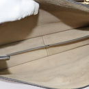 Chloe Fay Shoulder Bag Suede Leather Gray Gold Auth 138204-17