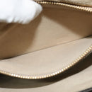 Chloe Fay Shoulder Bag Suede Leather Gray Gold Auth 138204-21