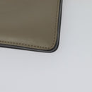 Chloe Fay Shoulder Bag Suede Leather Gray Gold Auth 138205-14