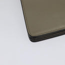 Chloe Fay Shoulder Bag Suede Leather Gray Gold Auth 138205-15