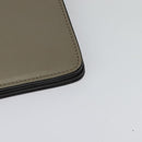 Chloe Fay Shoulder Bag Suede Leather Gray Gold Auth 138205-16