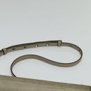 Chloe Fay Shoulder Bag Suede Leather Gray Gold Auth 138205-8