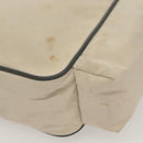 PRADA Sports Shoulder Bag Nylon White Silver Auth 138207-16