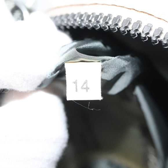 PRADA Sports Shoulder Bag Nylon White Silver Auth 138207