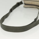 PRADA Sports Shoulder Bag Nylon White Silver Auth 138207-7