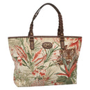 Salvatore Ferragamo Gancini Tote Bag Nylon Multicolor Gold Auth 138208-1