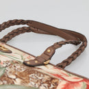 Salvatore Ferragamo Gancini Tote Bag Nylon Multicolor Gold Auth 138208-8