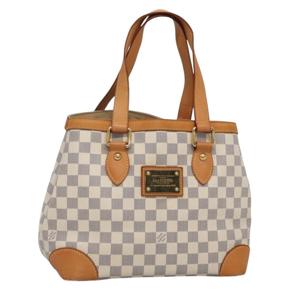 LOUIS VUITTON Damier Azur Hampstead PM Tote Bag N51207 LV Auth 138210