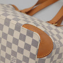 LOUIS VUITTON Damier Azur Hampstead PM Tote Bag N51207 LV Auth 138210-9