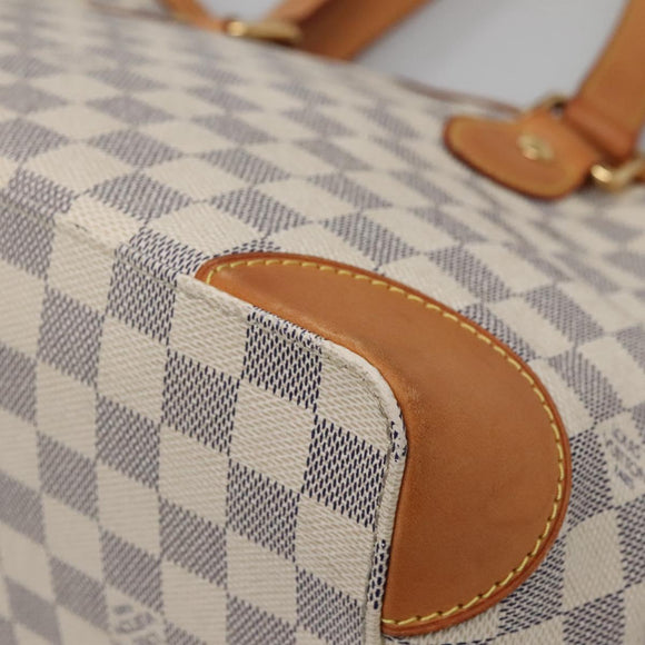 LOUIS VUITTON Damier Azur Hampstead PM Tote Bag N51207 LV Auth 138210