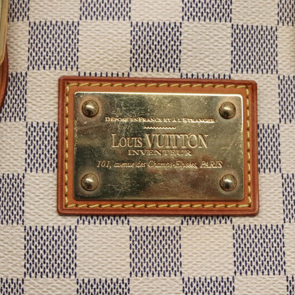 LOUIS VUITTON Damier Azur Hampstead PM Tote Bag N51207 LV Auth 138210