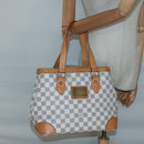 LOUIS VUITTON Damier Azur Hampstead PM Tote Bag N51207 LV Auth 138210-22