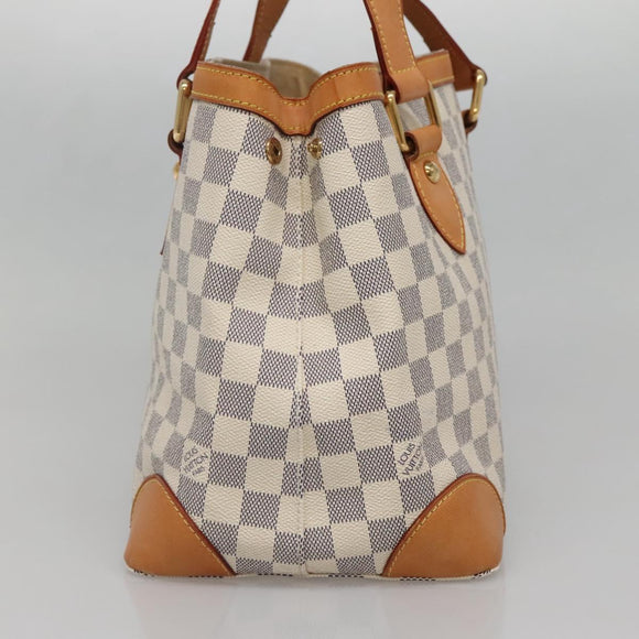 LOUIS VUITTON Damier Azur Hampstead PM Tote Bag N51207 LV Auth 138210