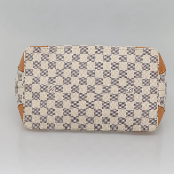 LOUIS VUITTON Damier Azur Hampstead PM Tote Bag N51207 LV Auth 138210
