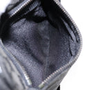 GUCCI GG Canvas Shoulder Bag Black Silver 03136 Auth 138213-22