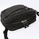 GUCCI GG Canvas Shoulder Bag Black Silver 03136 Auth 138213-6