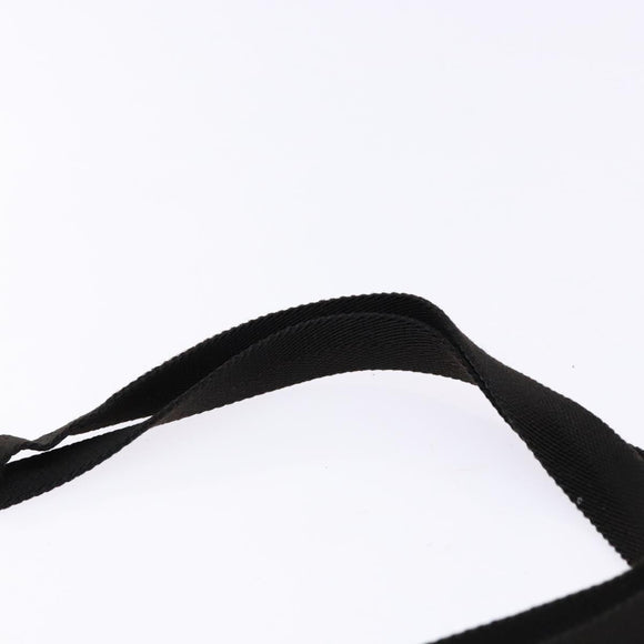 GUCCI GG Canvas Shoulder Bag Black Silver 03136 Auth 138213