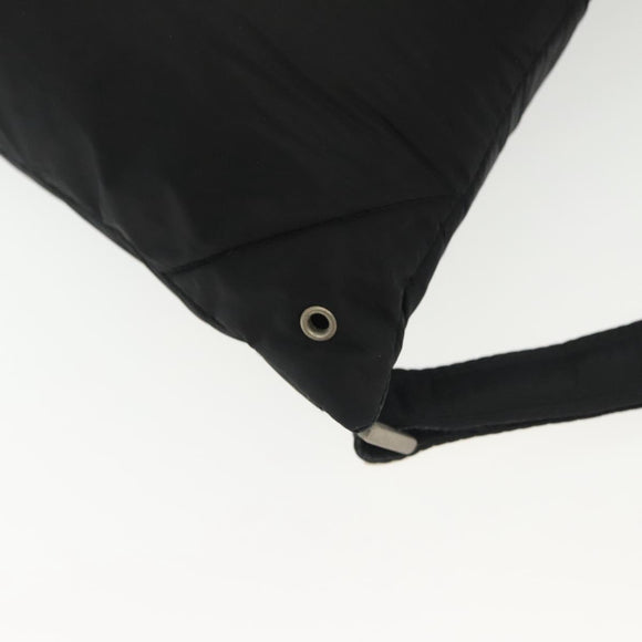 PRADA Sports Backpack Nylon Black Silver Auth 138214