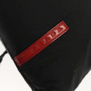 PRADA Sports Backpack Nylon Black Silver Auth 138214-17