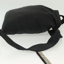 PRADA Sports Backpack Nylon Black Silver Auth 138214-3