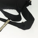 PRADA Sports Backpack Nylon Black Silver Auth 138214-8