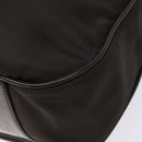 GUCCI Bamboo Shoulder Bag Nylon 2way Brown Silver 001 1553 1577 Auth 138216-14