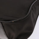 GUCCI Bamboo Shoulder Bag Nylon 2way Brown Silver 001 1553 1577 Auth 138216-9