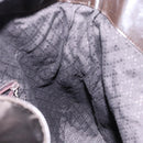 GUCCI Bamboo Shoulder Bag Nylon 2way Brown Silver 001 1553 1577 Auth 138216-18