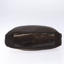 GUCCI Bamboo Shoulder Bag Nylon 2way Brown Silver 001 1553 1577 Auth 138216-5