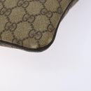 GUCCI GG Supreme Shoulder Bag PVC Beige Gold 295257 Auth 138218-10
