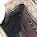 GUCCI GG Supreme Shoulder Bag PVC Beige Gold 295257 Auth 138218-21