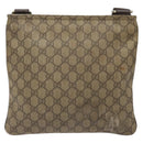 GUCCI GG Supreme Shoulder Bag PVC Beige Gold 295257 Auth 138218-3