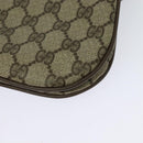 GUCCI GG Supreme Web Sherry Line Bag PVC Beige Gold 14 02 051 Auth 138219-17