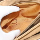 GUCCI GG Supreme Web Sherry Line Bag PVC Beige Gold 14 02 051 Auth 138219-11