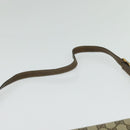 GUCCI GG Supreme Web Sherry Line Bag PVC Beige Gold 14 02 051 Auth 138219-8