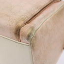 GUCCI GG Canvas Abbey Hand Bag Pink Gold 153026 Auth 138220-10